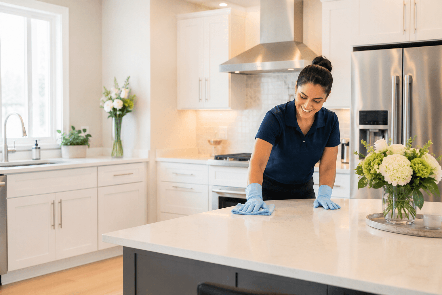 Imperial Cleaning Service professional at work